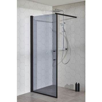 VÄGGPROFIL SVART & STÅNG 100CM & KNOPP