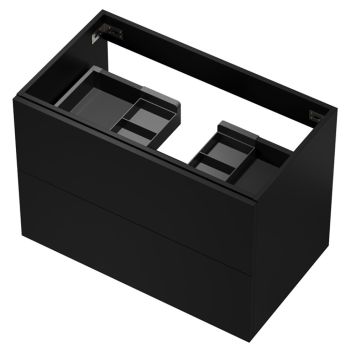 TVÄTTSTÄLLSSKÅP CAMARGUE SKÄRGÅRD SVART MATT 80CM