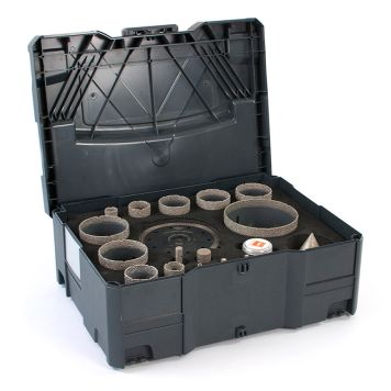 DIAMANTBORRSATS TEBO DIAMOND SYSTAINER 18 DELAR 