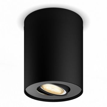 TAKSPOTLIGHT PHILIPS HUE PILLAR SINGEL SVART