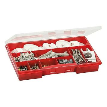 SORTIMENTSLÅDA LOCKWEILER 9 FACK RÖD 