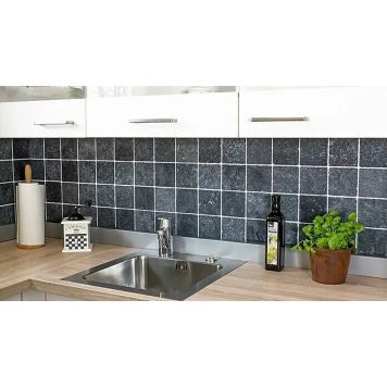 NATURSTEN WELSCHEIT ANTIK MARMOR SVART 10X10CM 0.5M²/KRT