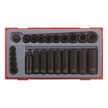 KRAFTHYLSSATS TENG TOOLS 1/4" 3/8" 24 DELAR TT9024