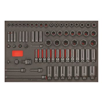 KRAFTHYLSSATS TENG TOOLS EVA 73 DELAR TTEISK73