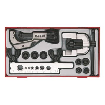 RÖR & FLÄNSVERKTYGSSATS TENG TOOLS 10 DELAR TTTF10-P