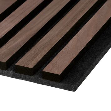 AKUSTIKPANEL FIBROTECH PROFF VALNÖT 22X605X3000MM