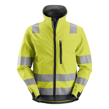 SOFTSHELLJACKA SNICKERS AW KL3 L NEONGUL