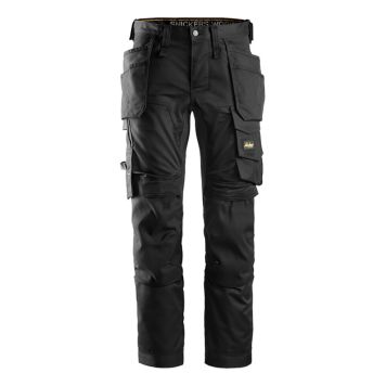 ARBETSBYXA SNICKERS STRETCH HF AW SVART 58