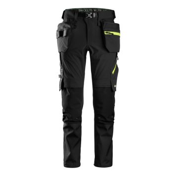 SOFTSHELLBYXA SNICKERS +HF FW SVART 150