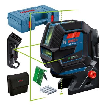 KOMBILASER BOSCH PROFESSIONAL GRÖN GCL 2-50 RM10 