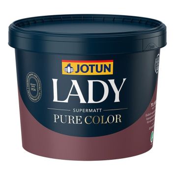 VÄGGFÄRG JOTUN LADY PURE COLOR VIT BAS 9L 