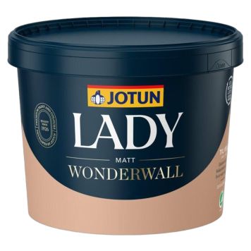 VÄGGFÄRG JOTUN LADY WONDERWALL VIT BAS 9L