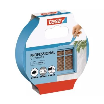 MASKERINGSTEJP TESA MASKING PROFESSIONAL OUTDOOR 25MMX25M