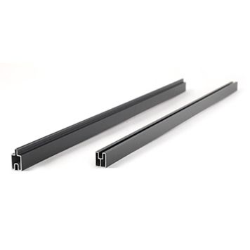 TOPP & BOTTENSKENA KIRKEDAL K100 ALU DESIGN 1800MM SVART