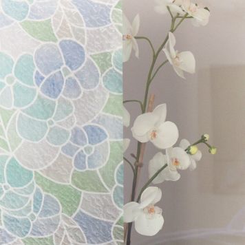 FÖNSTERFILM SJÄLVHÄFTANDE LISSABON BLÅ 45X200CM