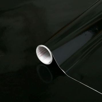 DEKORPLAST SJÄLVHÄFTANDE BLANK SVART 90X210CM