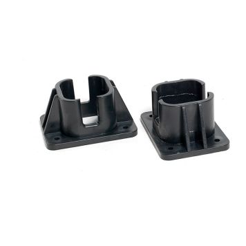 STOLPFOT KIRKEDAL TILL K100 ALU DESIGN 160X80X120MM SVART