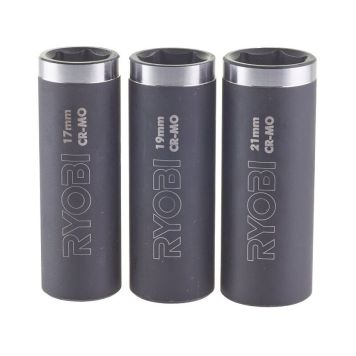 HJULHYLSSATS RYOBI RAKPISOC3 3 DELAR 17MM/19MM/21MM