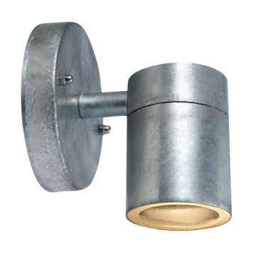 VÄGGLAMPA MARKSLÖJD DAN GALVANISERAD 