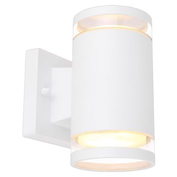 VÄGGLAMPA GLOBO ALCALA IP44 GX53 VIT