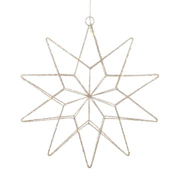 ADVENTSSTJÄRNA MARKSLÖJD GLEAM Ø31CM GULD