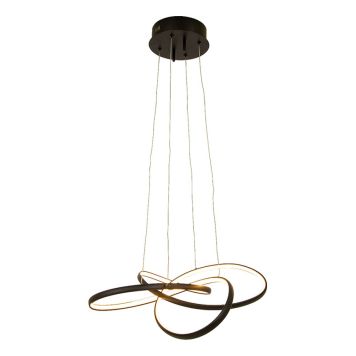 TAKLAMPA ANETA LIGHTING NEBULOSA LED SVART