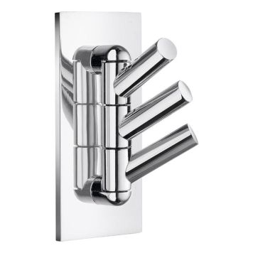 KROK BESLAGSBODEN 3-KROK SVÄNGBAR FÖRKROMAD STÅL