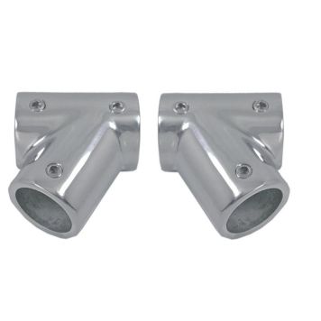 T-STYCKE MARINETECH 60° 25MM VÄNSTER 