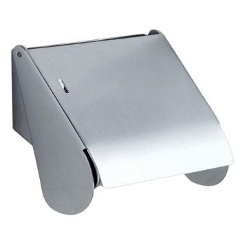 TOALETTPAPPERSHÅLLARE BESLAGSBODEN M.LOCK BORSTAD KROM