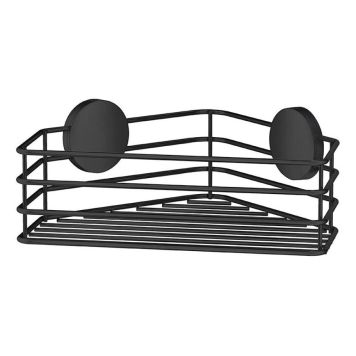 DUSCHKORG BESLAGSBODEN HÖRN SVART