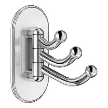 KROK BESLAGSBODEN 3-KROK SVÄNGBAR FÖRKROMAT STÅL