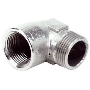 VINKEL GELIA G20 INVÄNDIG GÄNGA FÖRNICKLAD/MÄSSING                           