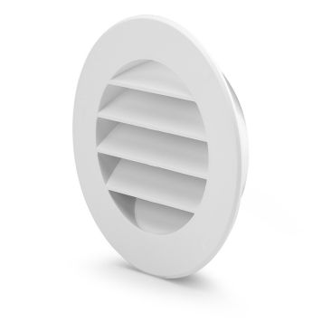 VENTILGALLER FRESH UTVÄNDIGT RUND DIM 140 VIT
