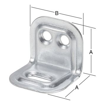 VINKELBESLAG VORMANN MED SPÅR 25X30MM 12-PACK