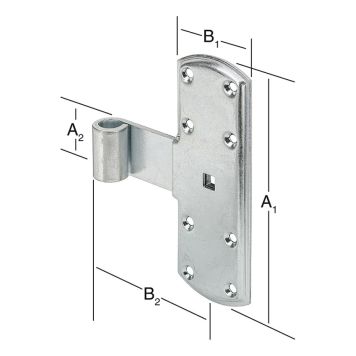 HAKGÅNGJÄRN VORMANN 160X5MM