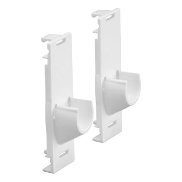 KLÄDSTÄNGSHÅLLARE ELFA STATIV VIT 2-PACK 