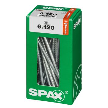 TRÄSKRUV TFT 6X120MM 25ST/FP