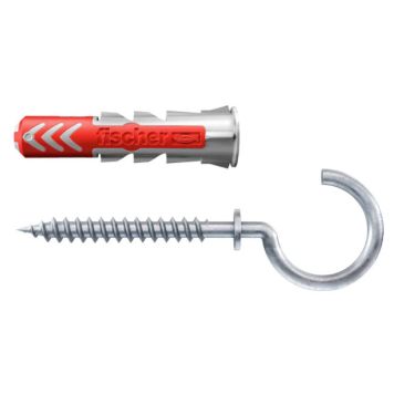 UNIVERSALPLUGG FISCHER DUOPOWER MED KROK 8X40MM 4ST/FRP