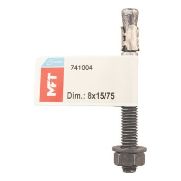 EXPANDERBULT MFT VARMFÖRZINKAD 8X75MM