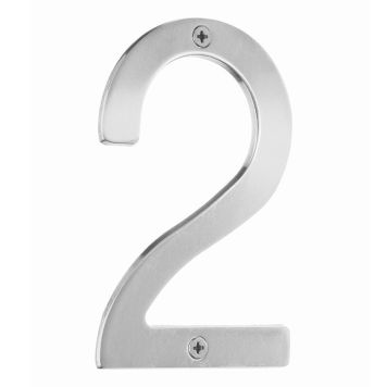 HUSNUMMER BESLAGSBODEN 2 VILLA 120MM BORSTAT KROM