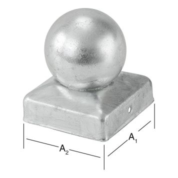 STOLPHATT VORMANN FÖRZINKAD Ø71MM