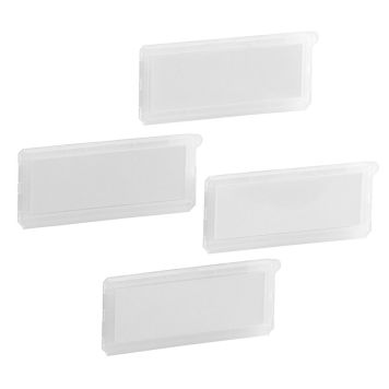 ETIKETTHÅLLARE ELFA VIT 4-PACK  