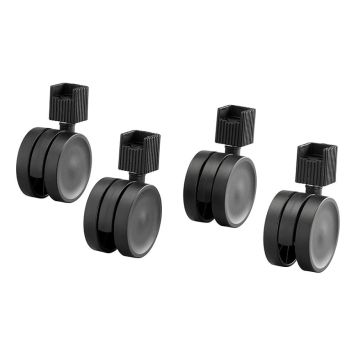 HJULSATS ELFA 4-PACK SVART