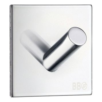 KROK BESLAGSBODEN ENKEL 4,5X4,5 CM FÖRKROMAT STÅL