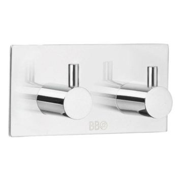 KROK BESLAGSBODEN DUBBEL 4,5X9CM FÖRKROMAT ROSTFRITT STÅL