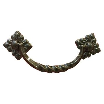 HANDTAG SVART ANTIK 75MM