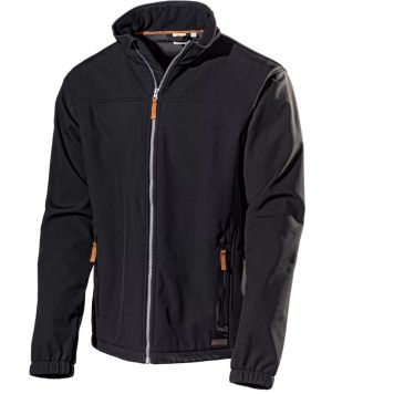 SOFTSHELLJACKA 554P SVART XL