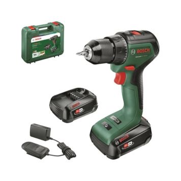 SKRUVDRAGARE BOSCH UNIVERSALDRILL 18-60 18V 2X2,0AH