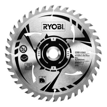 SÅGKLINGA RYOBI 165X16MM TILL R18CS-0