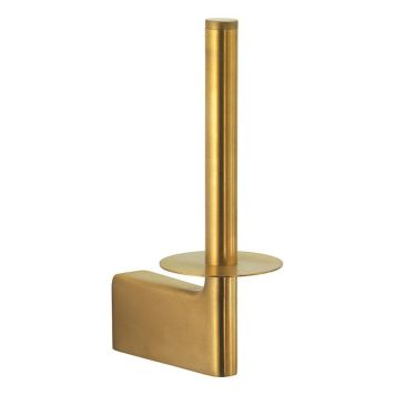 RESERVPAPPERSHÅLLARE PRESSALIT STYLE BORSTAD MÄSSING 175CM